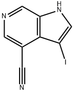 4-Cyano-3-iodo-6-azaindole Struktur