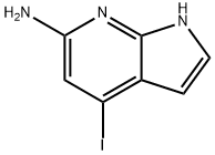 6-AMino-4-iodo-7-azaindole Struktur