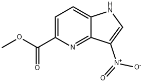 3-Nitro-4-azaindole-5-carboxylic acid Methyl ester Struktur