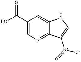 3-Nitro-4-azaindole-6-carboxylic acid Struktur