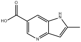 2-Methyl-4-azaindole-6-carboxylic acid Struktur