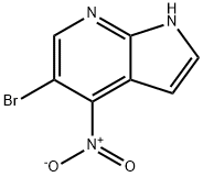 5-BroMo-4-nitro-7-azaindole Struktur