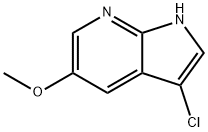 3-Chloro-5-Methoxy-7-azaindole Struktur