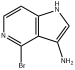 3-AMino-4-broMo-5-azaindole Struktur