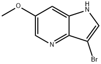 3-BroMo-6-Methoxy-4-azaindole Struktur