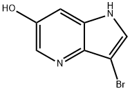 3-BroMo-6-hydroxy-4-azaindole Struktur