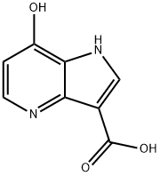 7-Hydroxy-4-azaindole-3-carboxylic acid Struktur