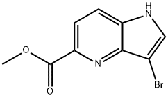 3-BroMo-4-azaindole-5-carboxylic acid Methyl ester Struktur