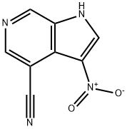 4-Cyano-3-nitro-6-azaindole Struktur