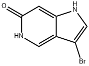 3-BroMo-6-hydroxy-5-azaindole Struktur