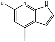 6-BroMo-4-fluoro-7-azaindole Struktur