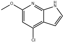 4-Chloro-6-Methoxy-7-azaindole Struktur