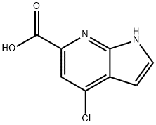 4-Chloro-7-azaindole-6-carboxylic acid Struktur