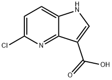 5-Chloro-4-azaindole-3-carboxylic acid Struktur