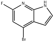 4-BroMo-6-fluoro-7-azaindole Struktur