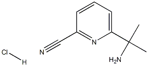 2-Pyridinecarbonitrile, 6-(1-aMino-1-Methylethyl)-, hydrochloride (1:1) Struktur