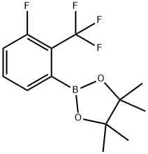 3-Fluoro-2-(trifluoroMethyl)benzeneboronic acid pinacol ester, 96% Struktur