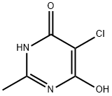 5-Chloro-6-hydroxy-2-MethylpyriMidin-4(3H)-one Struktur