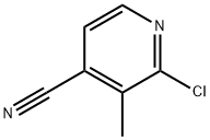 2-Chloro-3-Methylisonicotinonitrile Struktur