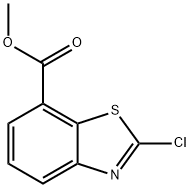 Methyl 2-chloro-1,3-benzothiazole-7-carboxylate Struktur