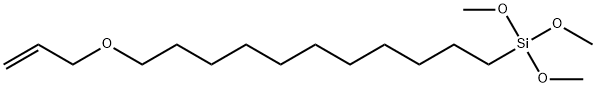 11-ALLYLOXYUNDECYLTRIMETHOXYSILANE Struktur