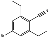 4-BroMo-2,6-diethylbenzonitrile Struktur