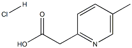 2-(5-Methylpyridin-2-yl)acetic acid hydrochloride Struktur