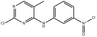 2-Chloro-5-Methyl-N-(3-nitrophenyl)pyriMidin-4-aMine Struktur