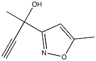 2-(5-Methylisoxazol-3-yl)but-3-yn-2-ol Struktur