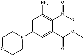 Methyl 3-aMino-5-Morpholino-2-nitrobenzoate Struktur