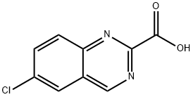 6-chloroquinazoline-2-carboxylic acid Struktur