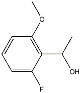 1-(2-fluoro-6-methoxyphenyl)ethanol Struktur