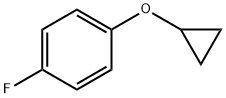 1-Cyclopropoxy-4-fluoro-benzene Struktur