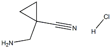 1-(aMinoMethyl)cyclopropanecarbonitrile hcl Struktur