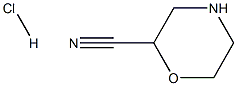 Morpholine-2-carbonitrile hydrochloride Struktur