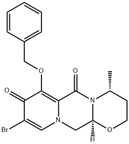 (4R,12aS)-7-(benzyloxy)-9-broMo-4-Methyl-3,4-dihydro-2H-[1,3]oxazino[3,2-d]pyrido[1,2-a]pyrazine-6,8(12H,12aH)-dione