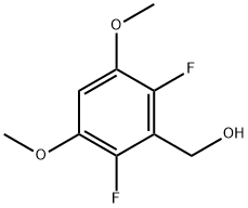 (2,6-Difluoro-3,5-diMethoxyphenyl)Methanol Struktur