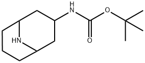 tert-Butyl (1R,3s,5S)-9-azabicyclo[3.3.1]nonan-3-ylcarbaMate Struktur