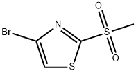 4-broMo-2-(Methylsulfonyl)thiazole Struktur