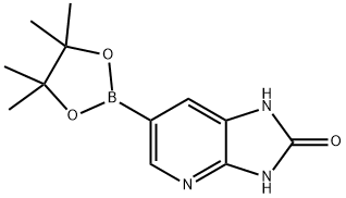 6-(4,4,5,5-TETRAMETHYL-1,3,2-DIOXABOROLAN-2-YL)-IMIDAZO[4,5-B]PYRIDIN-2(3H)-ONE Struktur