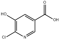 6-Chloro-5-hydroxypyridine-3-carboxylic acid Struktur