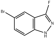 5-broMo-3-fluoro-1H-indazole Struktur