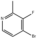 4-BROMO-3-FLUORO-2-METHYLPYRIDINE Struktur