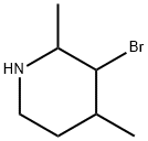 3-BroMo-2,4-DiMethylpiperidine Struktur