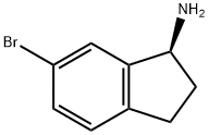 (1S)-6-BROMO-2,3-DIHYDRO-1H-INDEN-1-AMINE Struktur