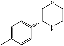 (3R)-3-(4-METHYLPHENYL)MORPHOLINE Struktur