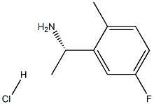 (S)-1-(5-Fluoro-2-Methylphenyl)ethanaMine hydrochloride Struktur