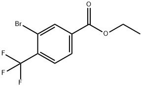 Ethyl 3-broMo-4-(trifluoroMethyl)benzoate Struktur