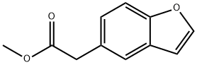 Benzofuran-5-yl-acetic acid Methyl ester Struktur