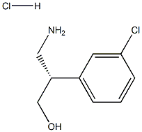 (S)-3-(3-chlorophenyl)-beta-alaninol HCl Struktur